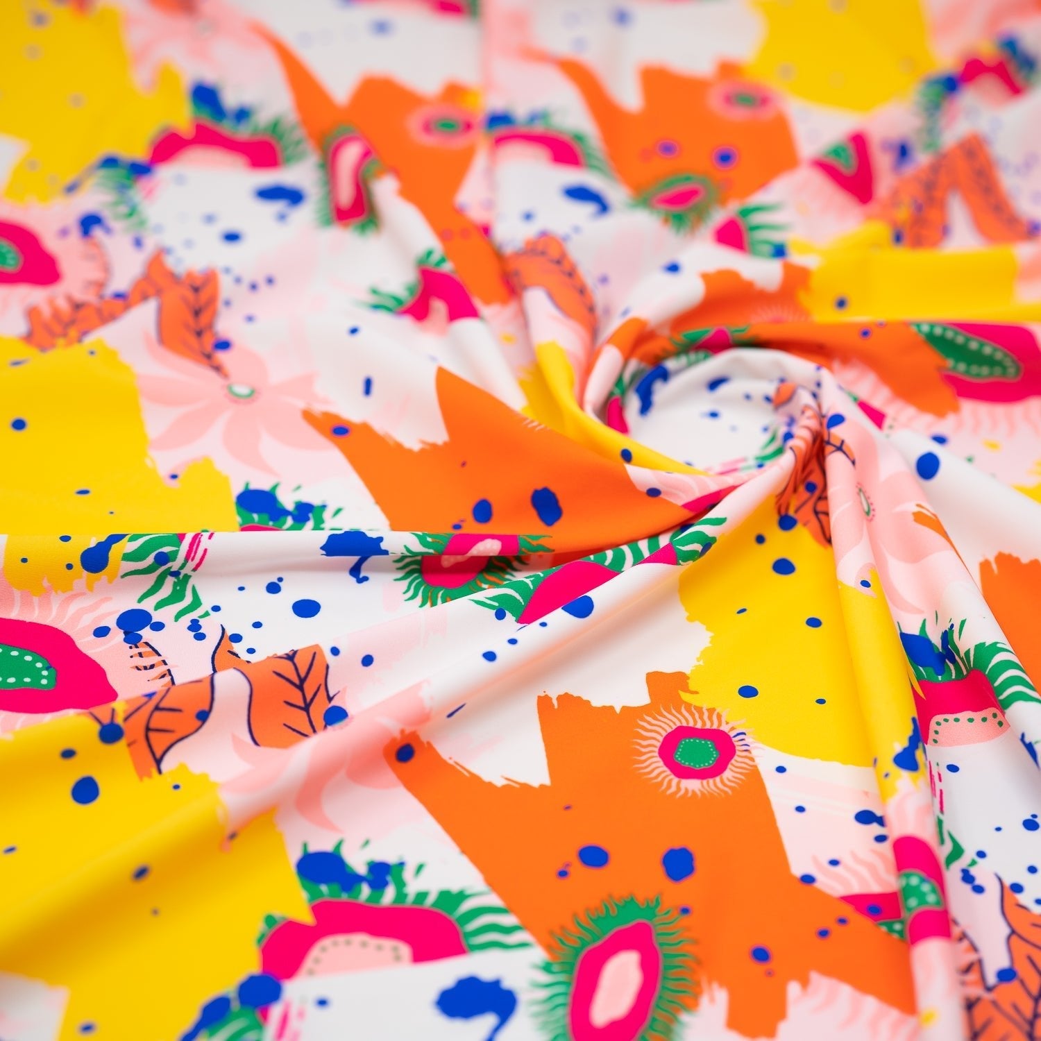 Anemone Garden Printed Spandex Fabric | CDW