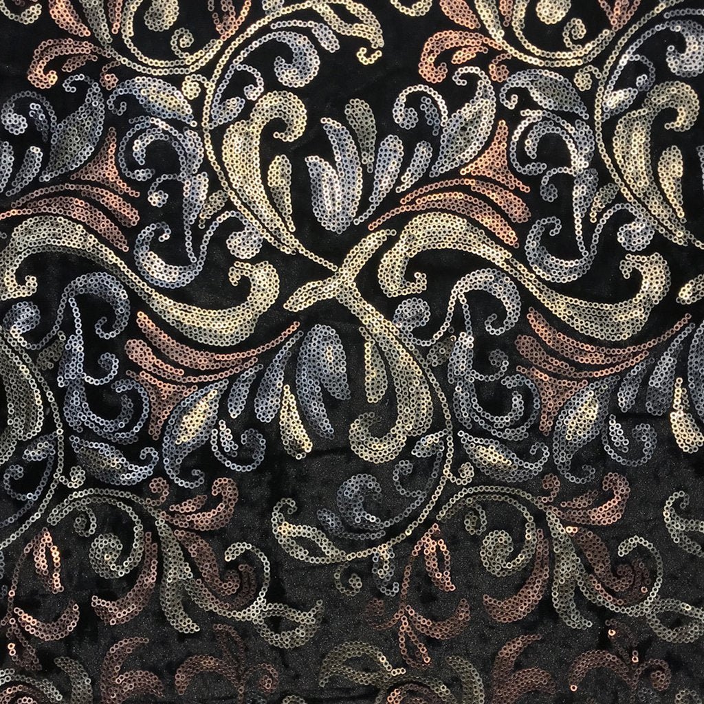 Arabella Stretch Velvet Sequin | CDW