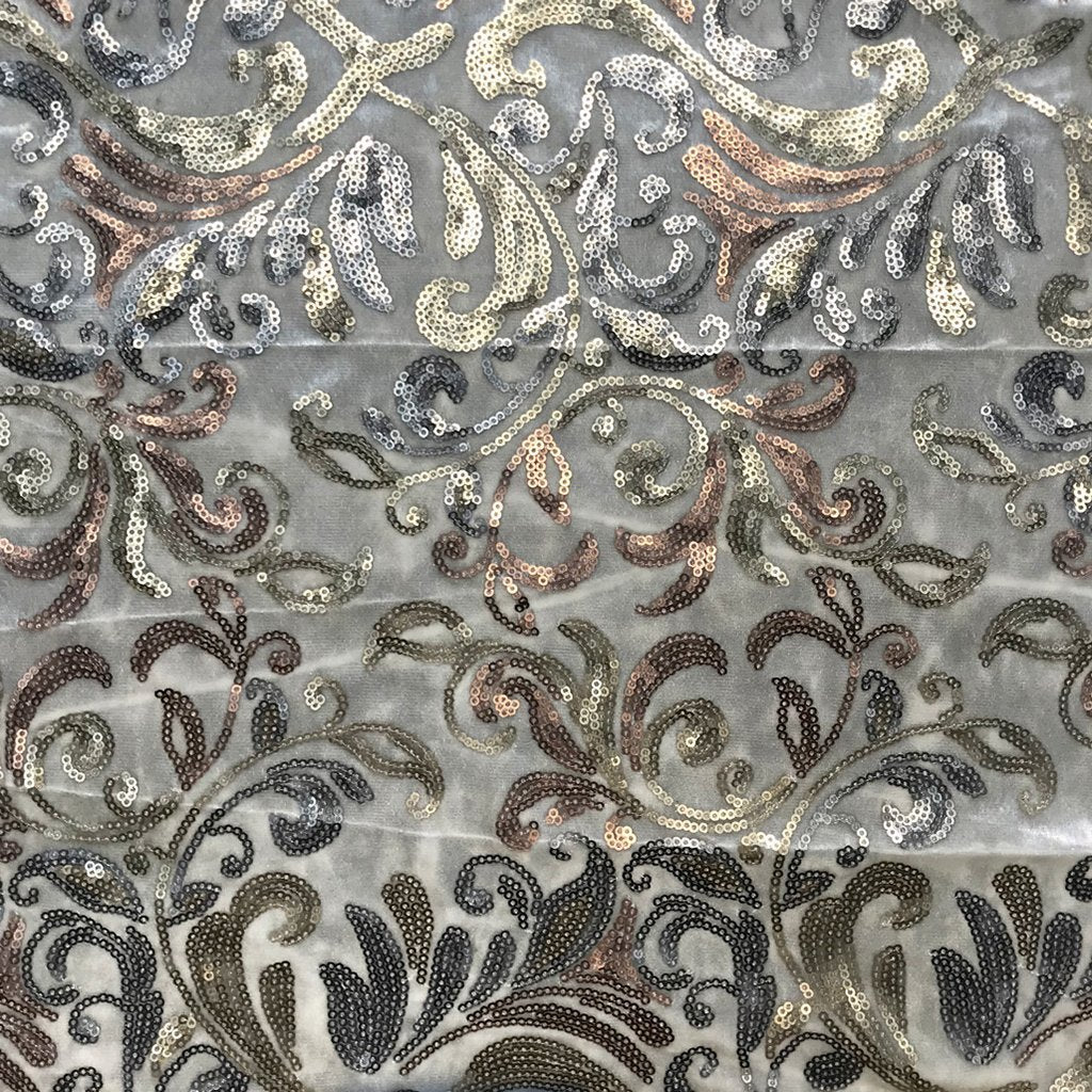 Arabella Stretch Velvet Sequin | CDW