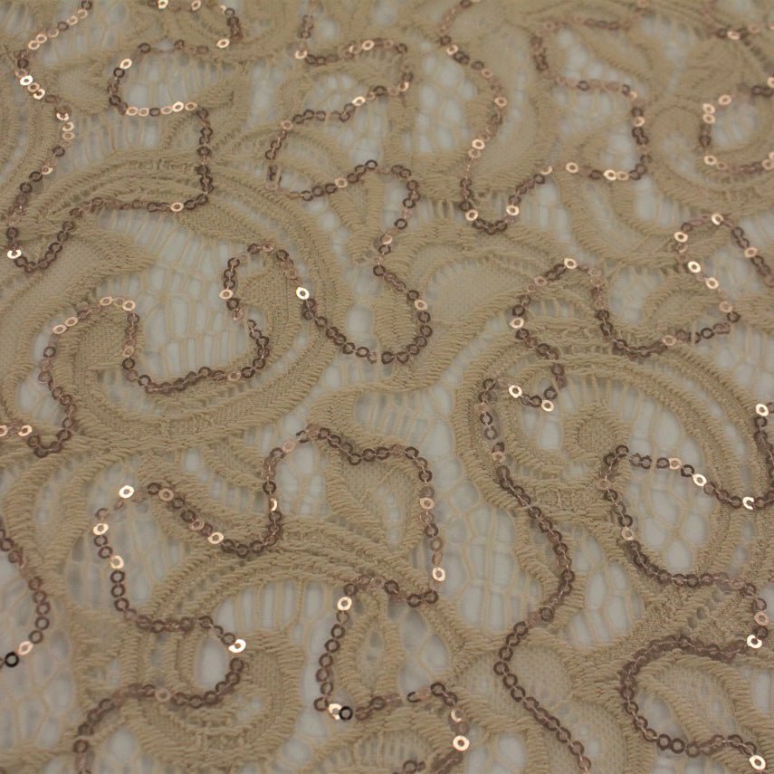 Ashley Stretch Lace Sequin Fabric | CDW