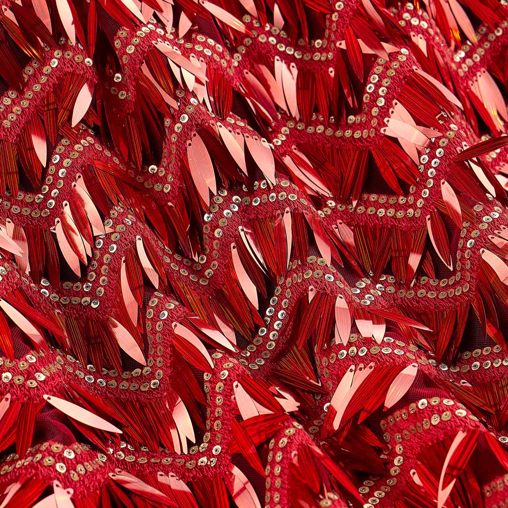 Athena Embroidered Mesh Sequin Fabric | CDW