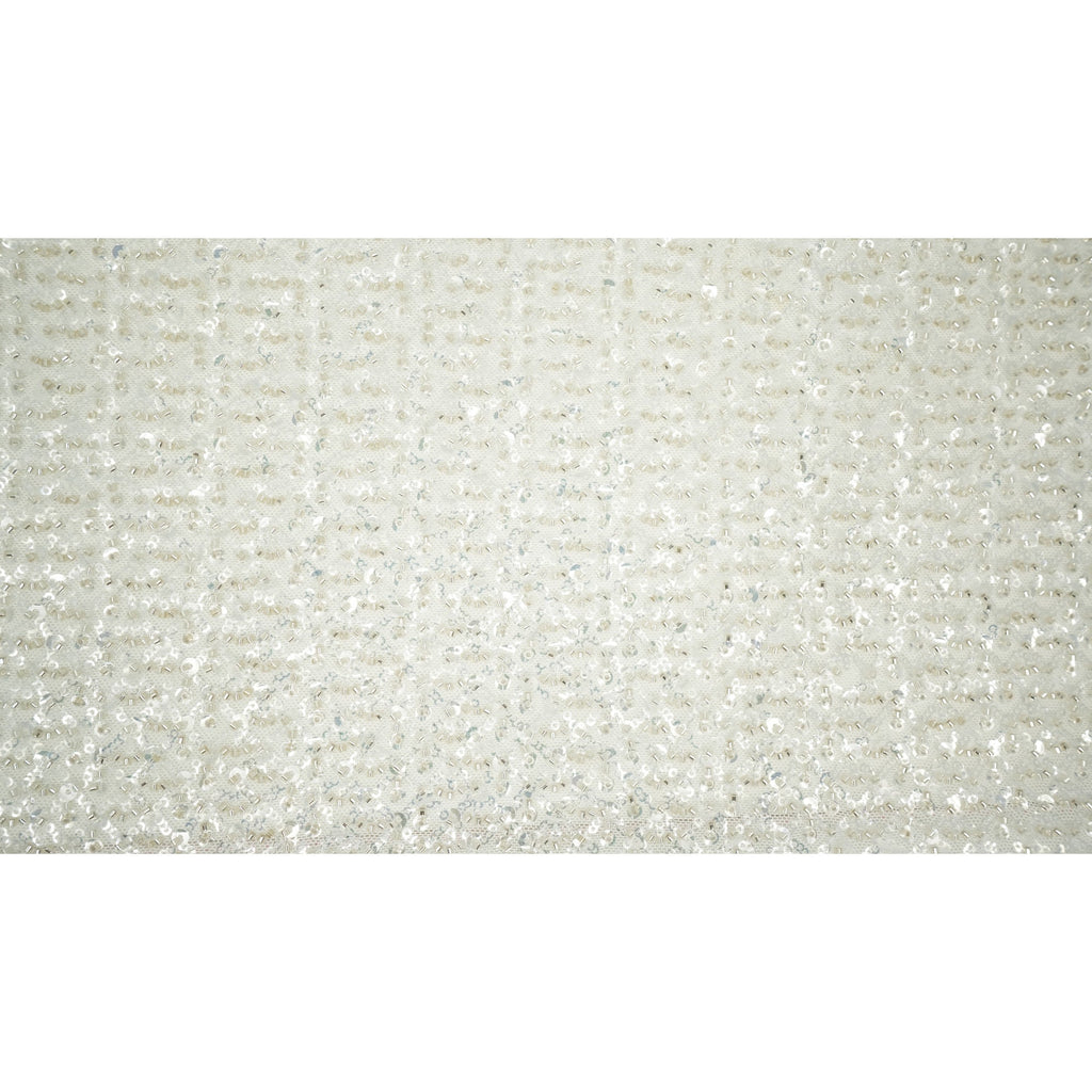 Prestige Beaded with Sequins Stretch Mesh Fabric | CDW