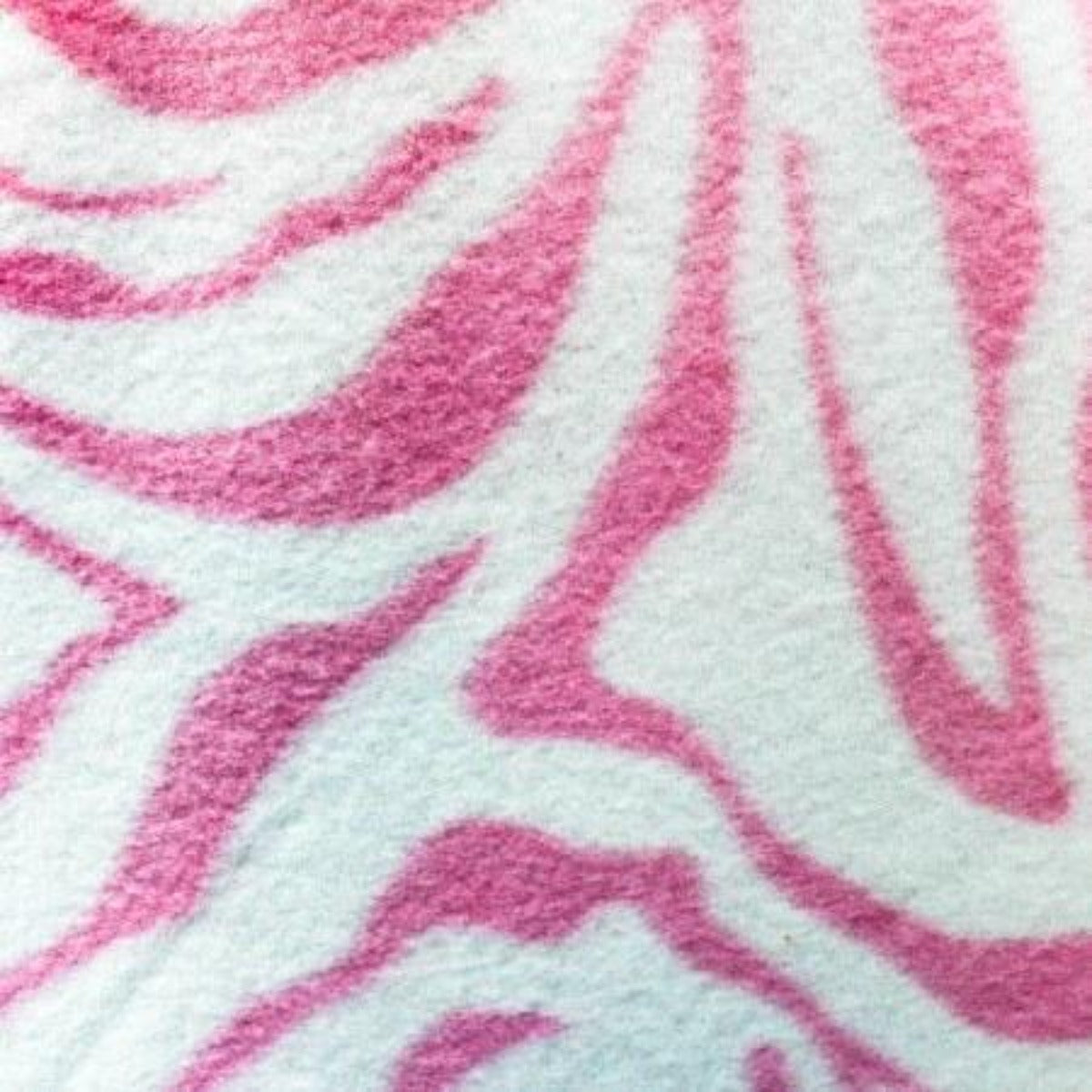 Zebra Print Fleece Fabric