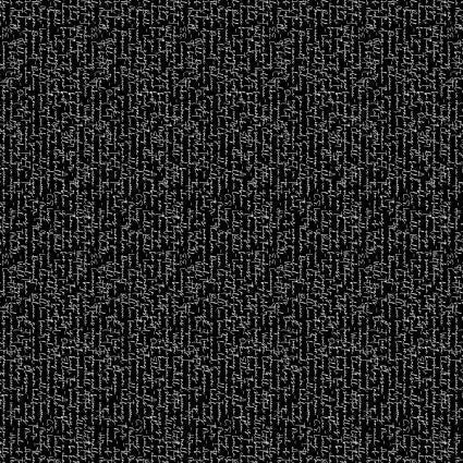 Black With White Script Cotton Wideback Fabric per yard