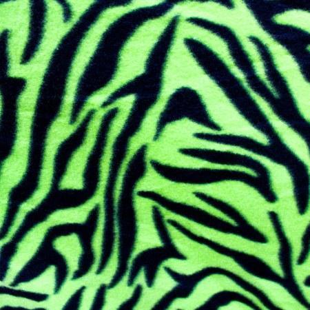 Zebra Print Fleece Fabric