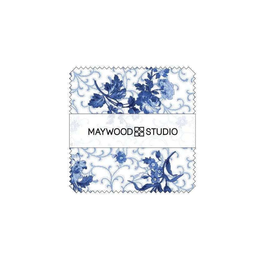 Blue Belle Floral - 5" Squares (42 pcs)