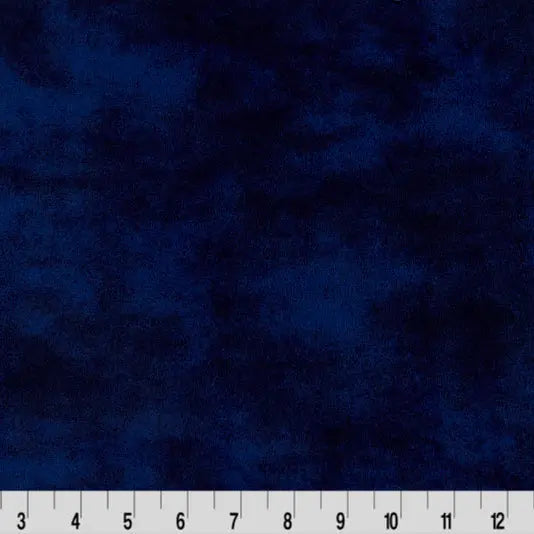Blue Extra Wide Mist Cuddle Navy Fabric per yard