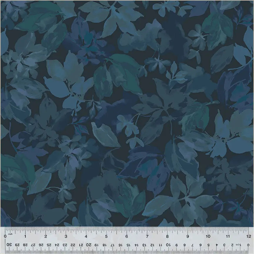 Blue Lush Marine Wideback Cotton Fabric Per Yard