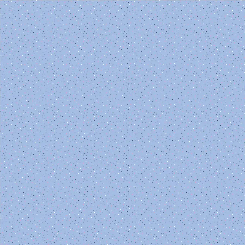 Bright Blue Forget Me Not Cotton 44"/45" Fabric Per Yard