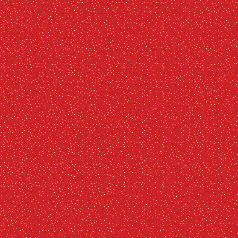 Bright Red Hot Tamale Cotton 44"/45" Fabric Per Yard