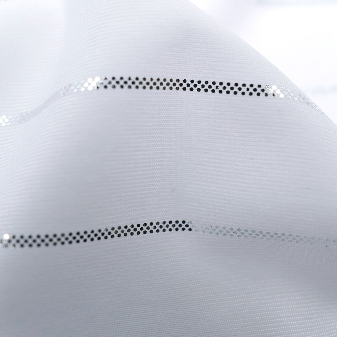 Chicago Foiled Line Spandex Fabric | CDW