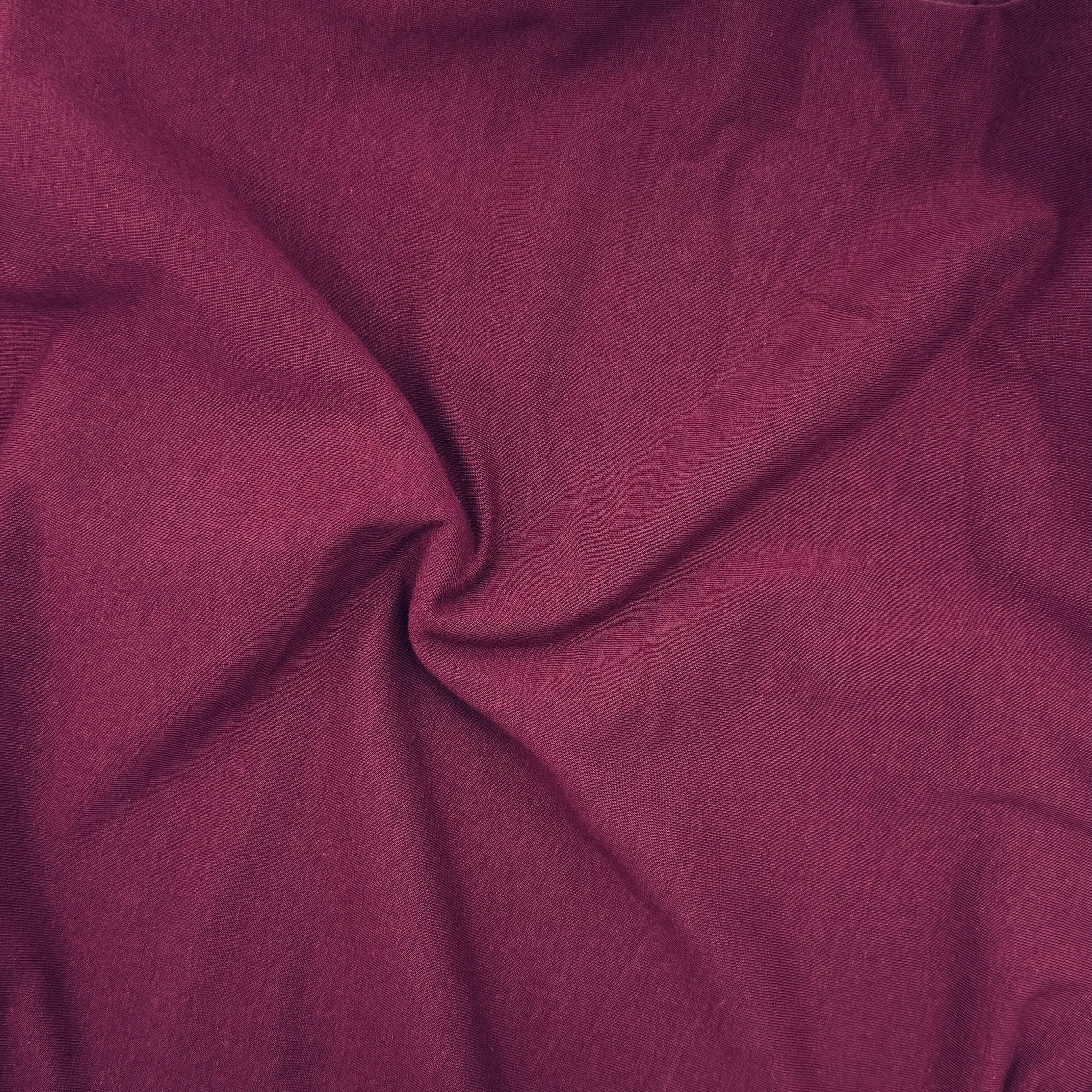 FabricLA 10 oz Cotton Spandex Jersey Knit Fabric – 4-Way Stretch | Maroon