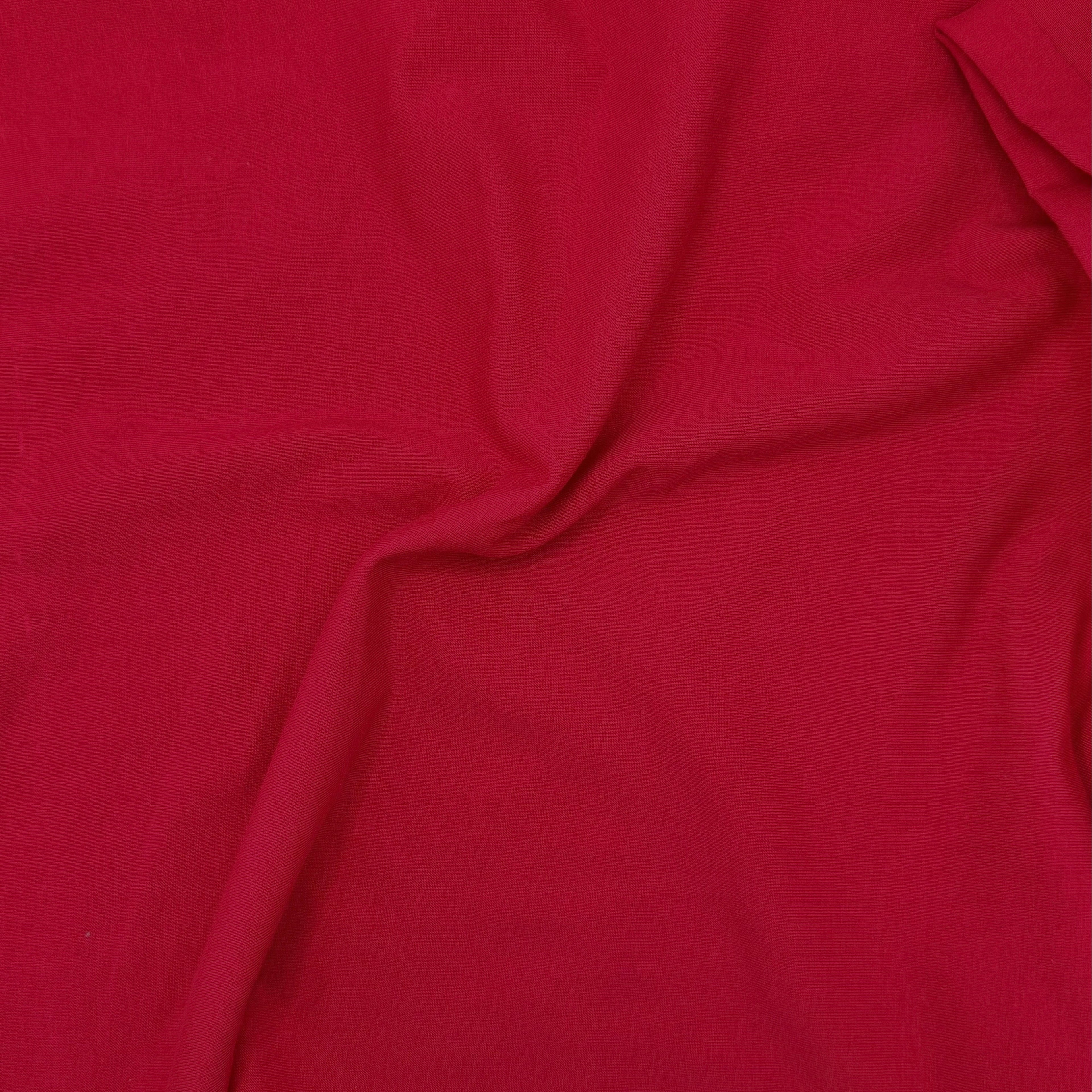 FabricLA 10 oz Cotton Spandex Jersey Knit Fabric – 4-Way Stretch | Red
