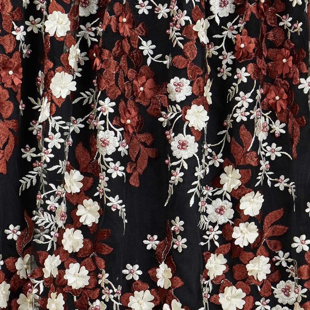 Cascade Embroidered Mesh Fabric | CDW