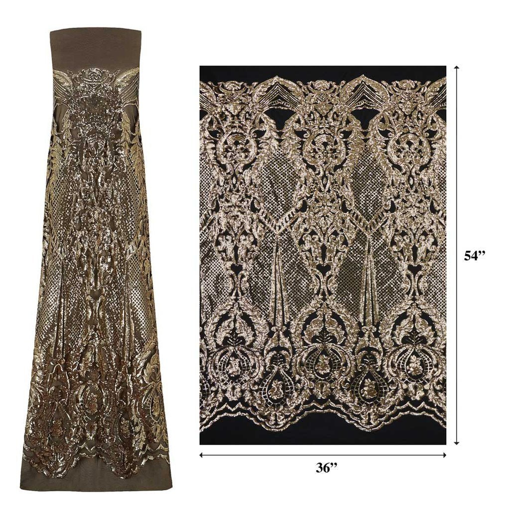 Celine Stretch Mesh Sequin Fabric | CDW