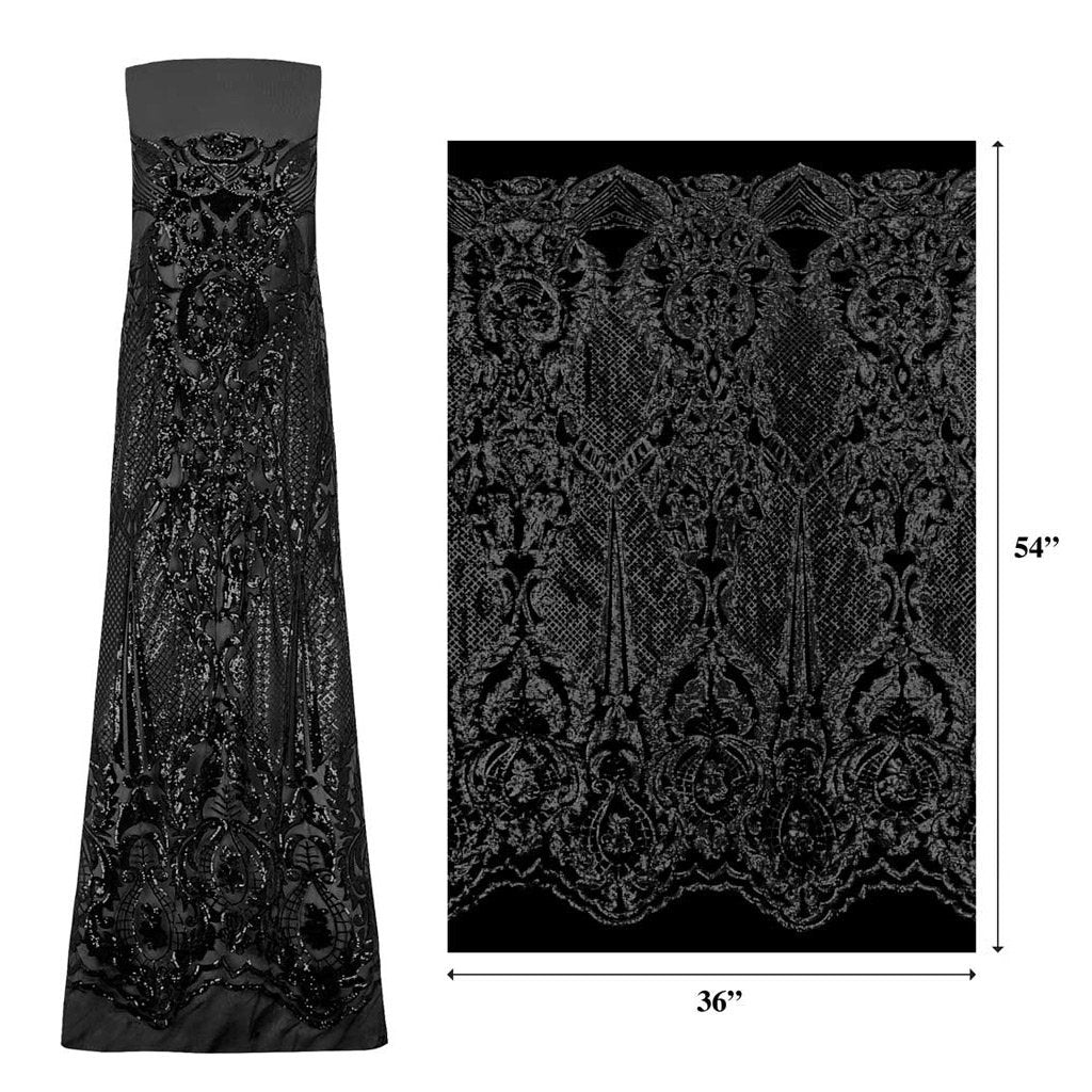 Celine Stretch Mesh Sequin Fabric | CDW