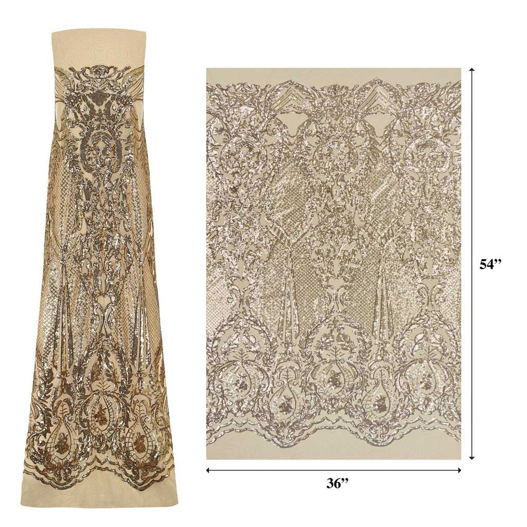 Celine Stretch Mesh Sequin Fabric | CDW
