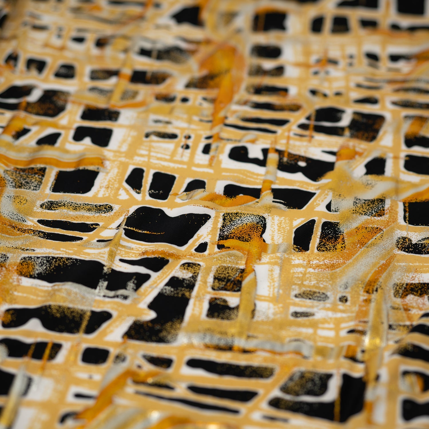 Cellular Foil Printed Spandex | CDW