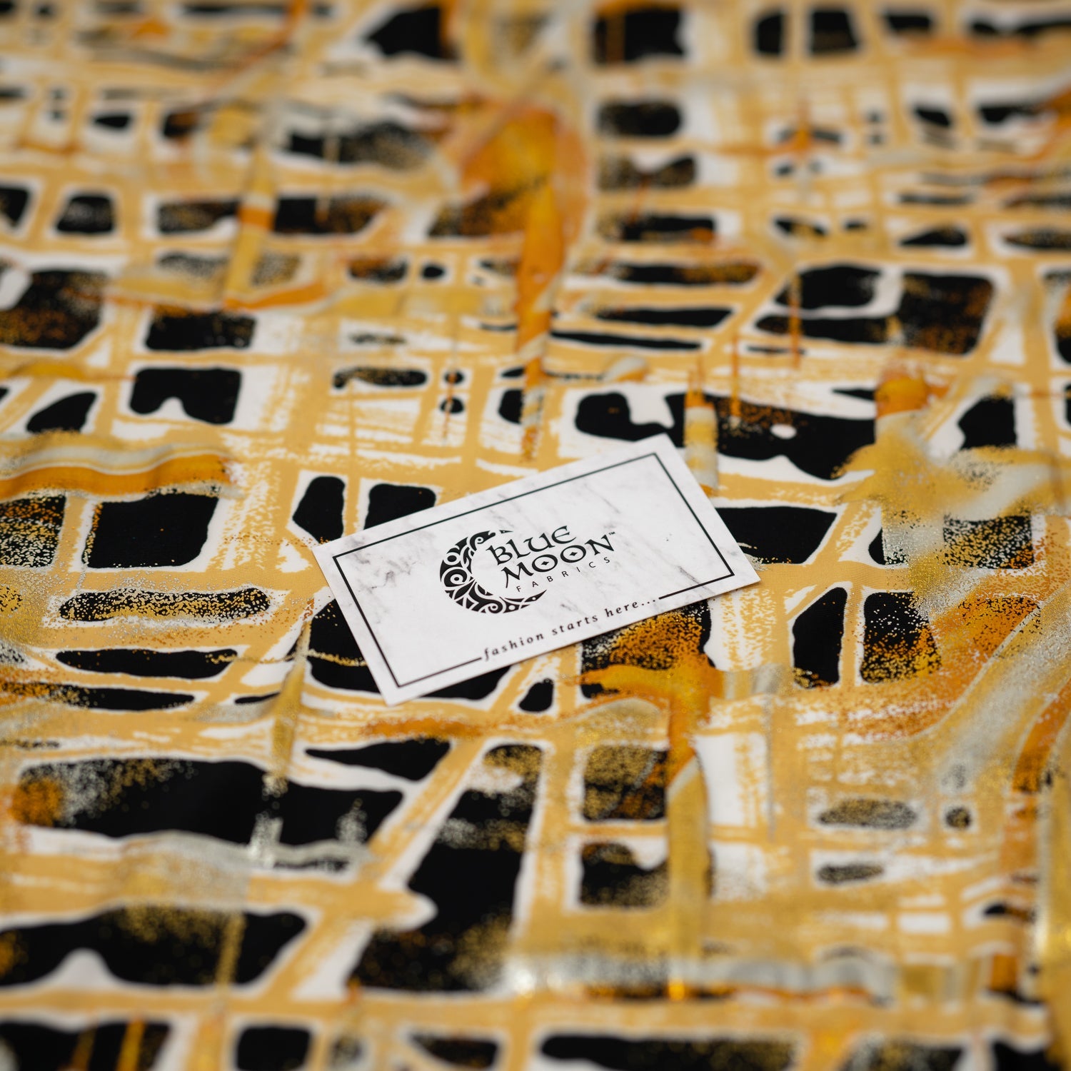 Cellular Foil Printed Spandex | CDW