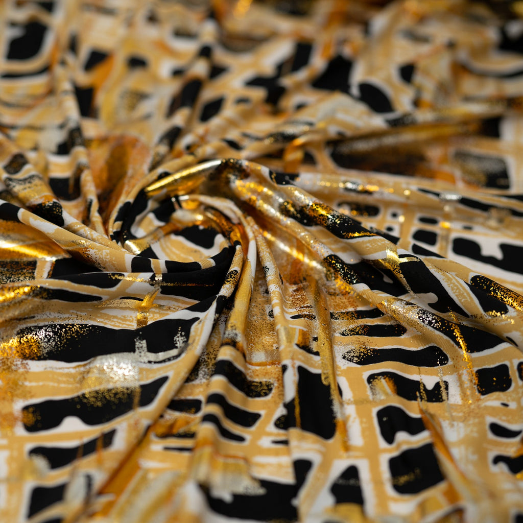 Cellular Foil Printed Spandex | CDW