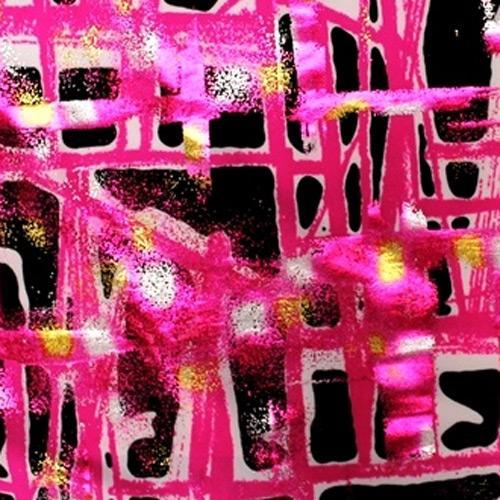 Cellular Foil Printed Spandex | CDW