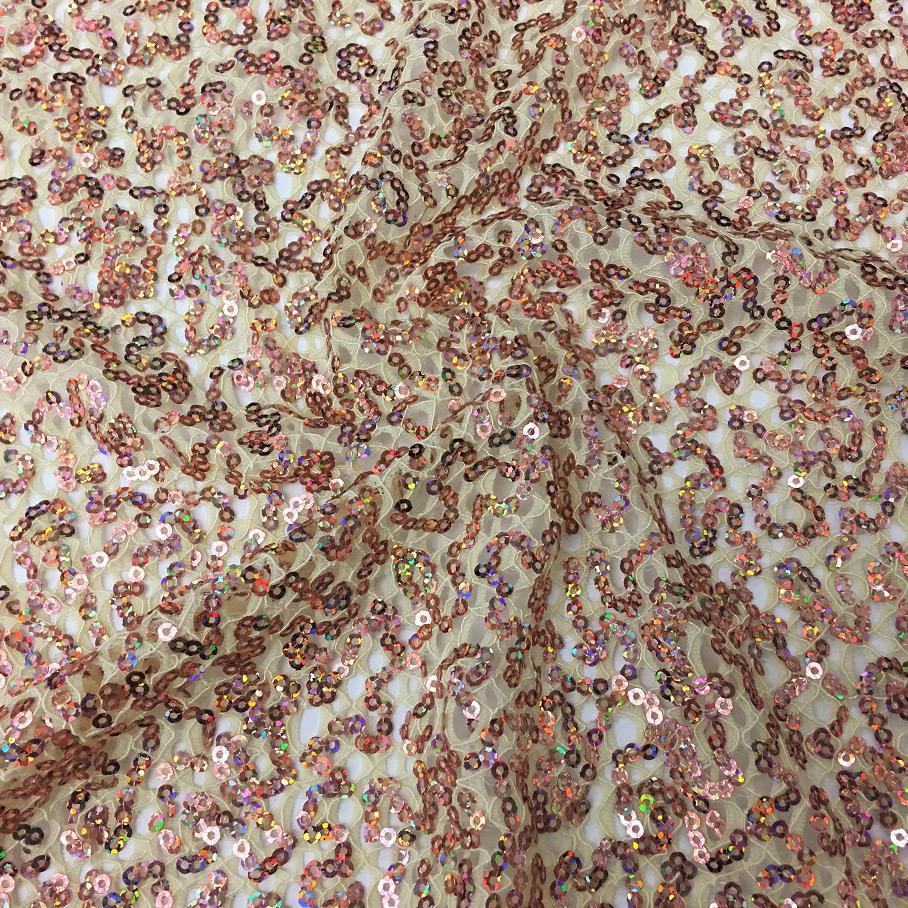 Cersei Stretch Lace Sequin Fabric | CDW