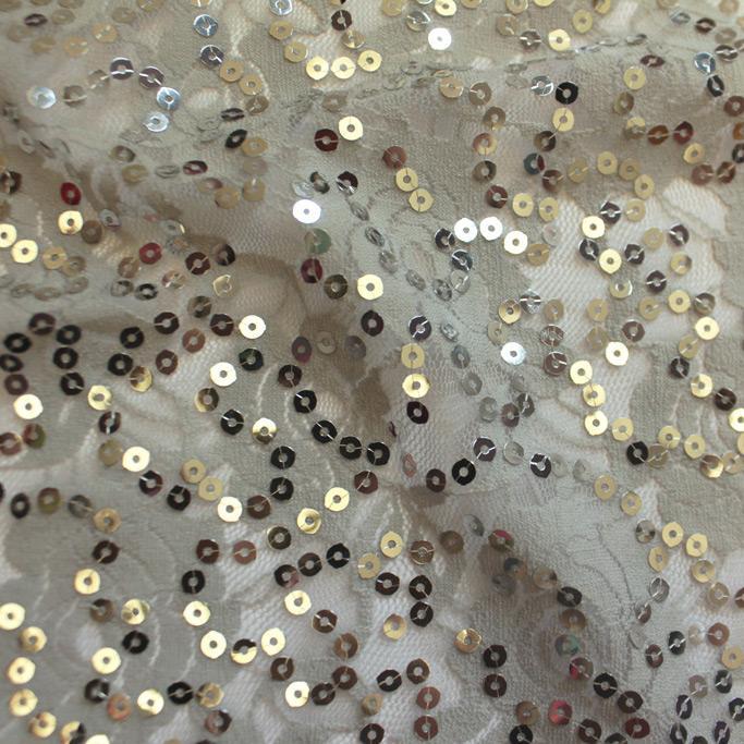 Charlize Stretch Lace Sequin Fabric | CDW
