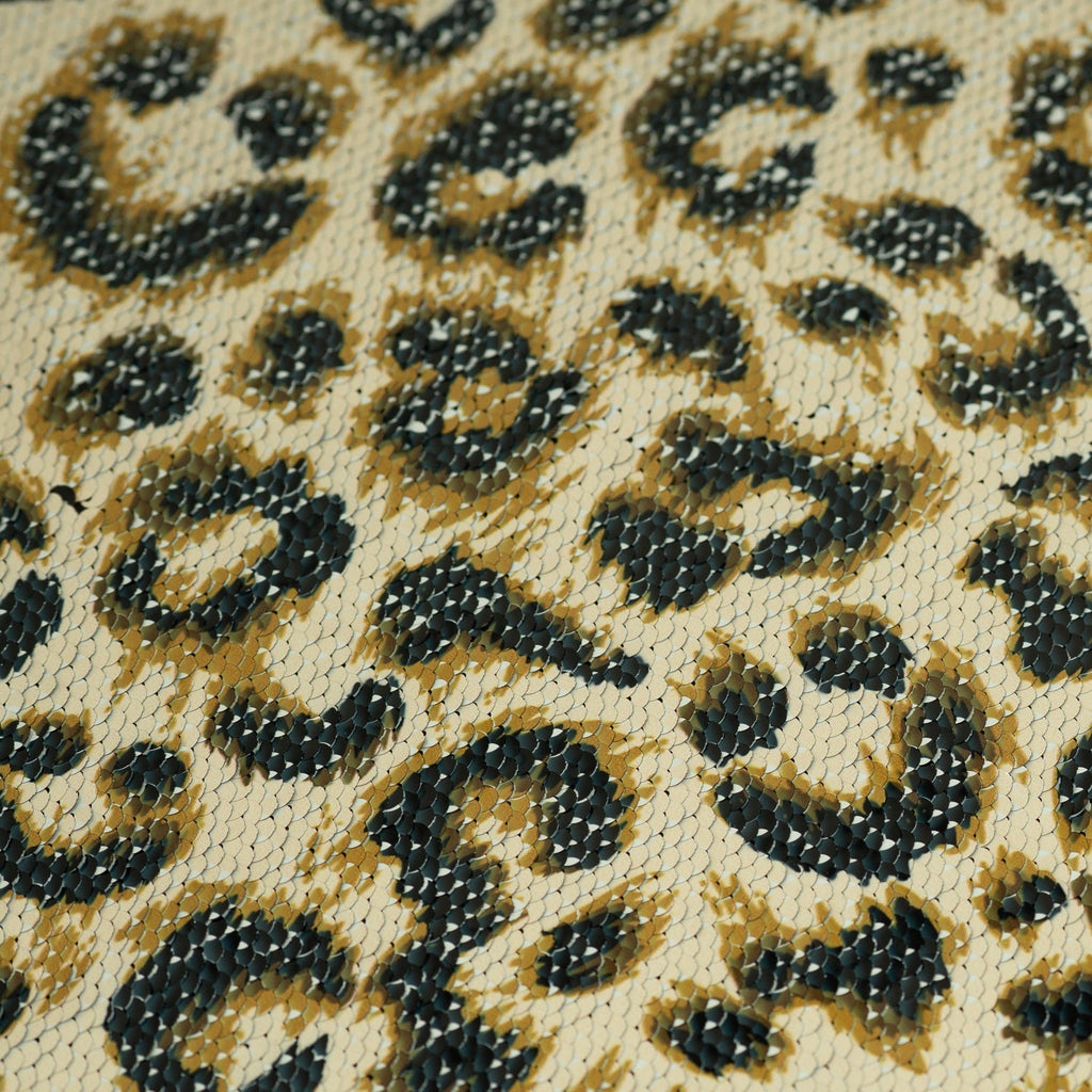 Cheetah Printed Flip Sequin on Spandex Fabric | CDW
