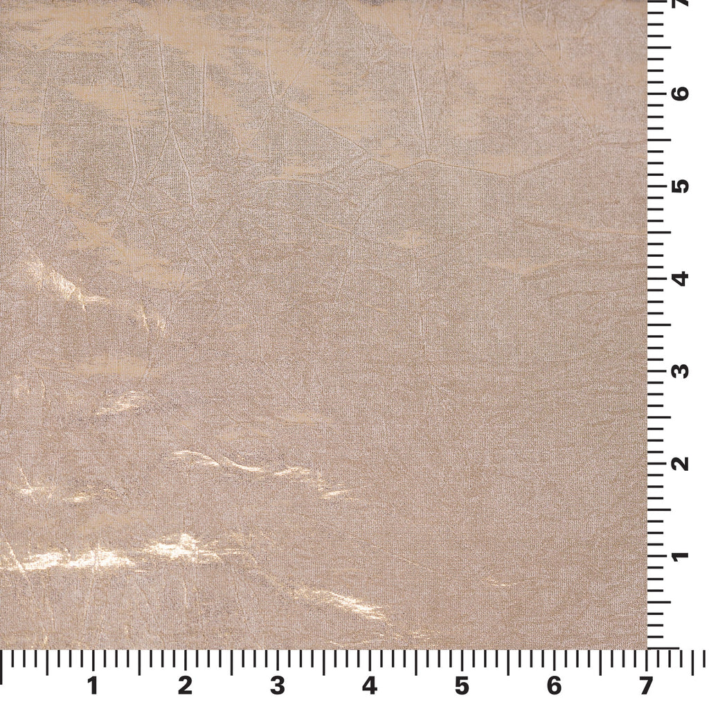Claudette Creased Foiled Spandex Fabric | CDW