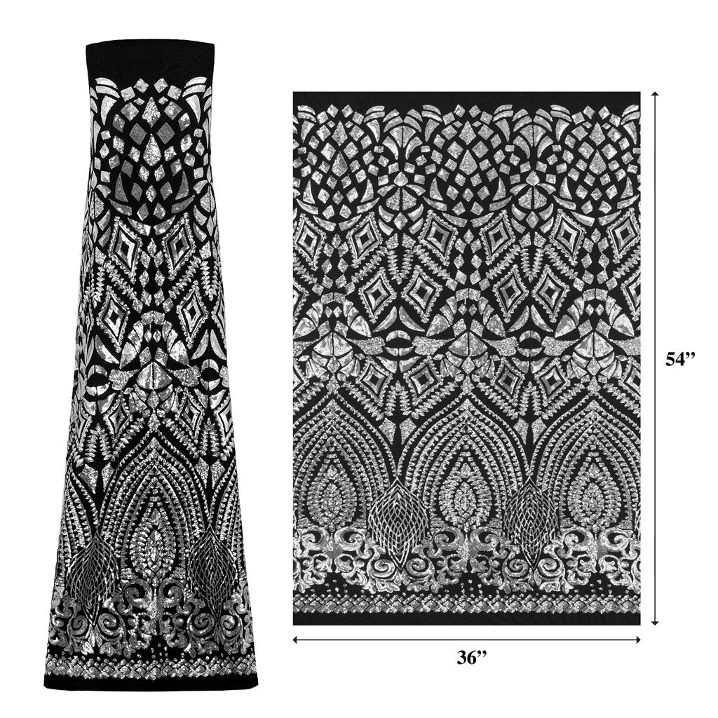 Cleopatra Stretch Mesh Sequin Fabric | CDW