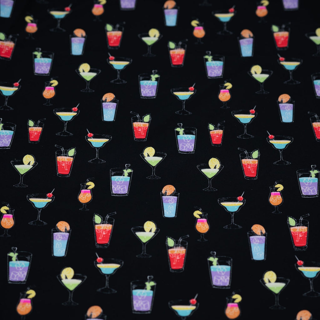 Cocktail Hour Printed Spandex Fabric | CDW