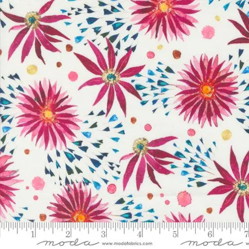 Coming Up Roses Florals Watercolor Pink 44"/45" Fabric Per Yard