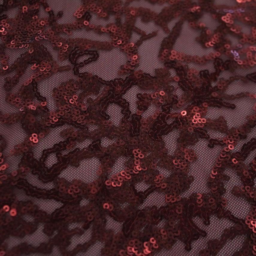 Coral Reef Stretch Mesh Sequin Fabric | CDW