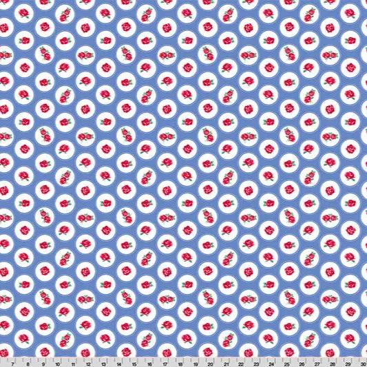 Cottage Rose Lane Brighton Quilting Cuddle Blue Bonnet Fabric per yard