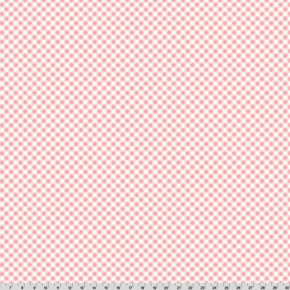 Cottage Rose Lane Gingham Quilting Cuddle Seashell Fabric per yard