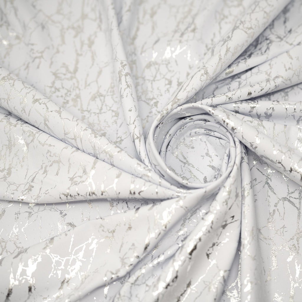 Cracked Foil Printed Microflex Fabric | CDW