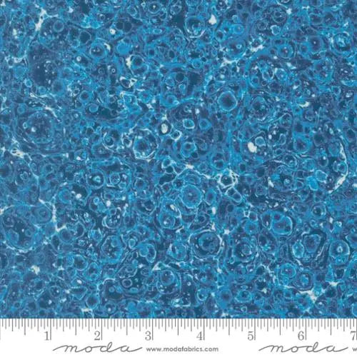 Curated In Color Blue 44"/45" Fabric Per Yard