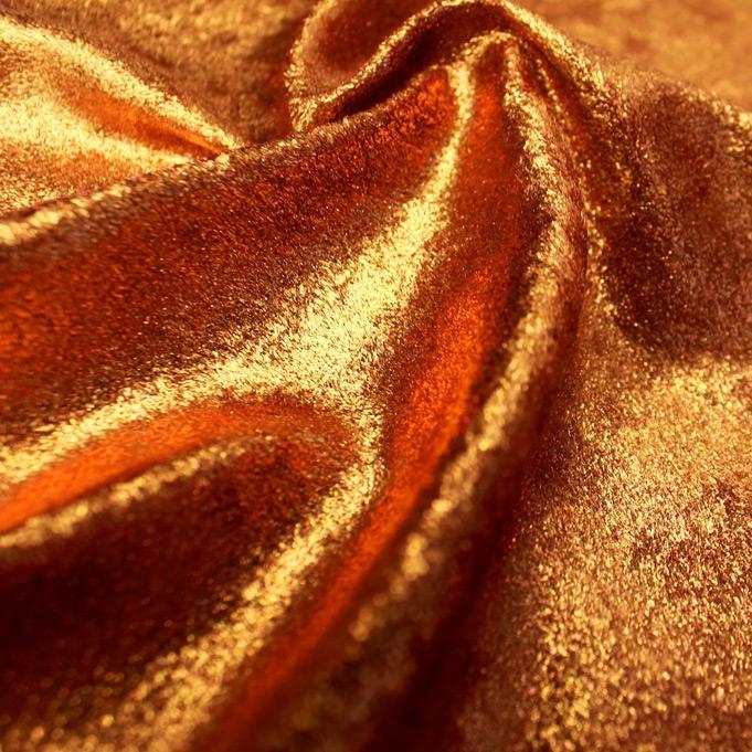 D Isis Foiled Stretch Velvet Fabric | CDW