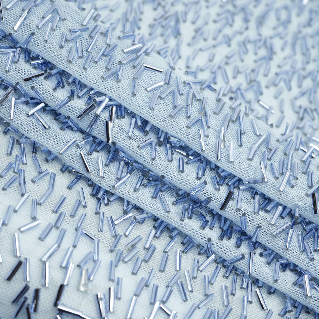 Dazzle Beaded Stretch Mesh Fabric | CDW