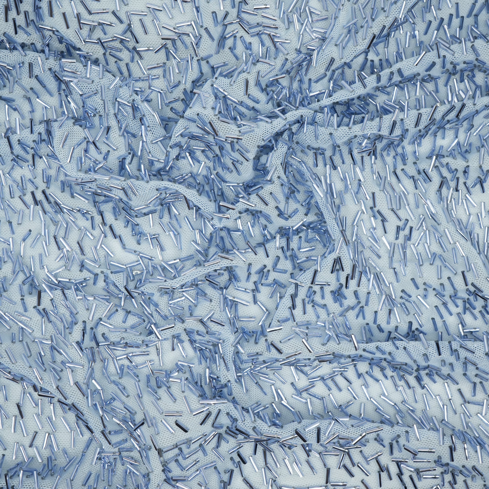 Dazzle Beaded Stretch Mesh Fabric | CDW