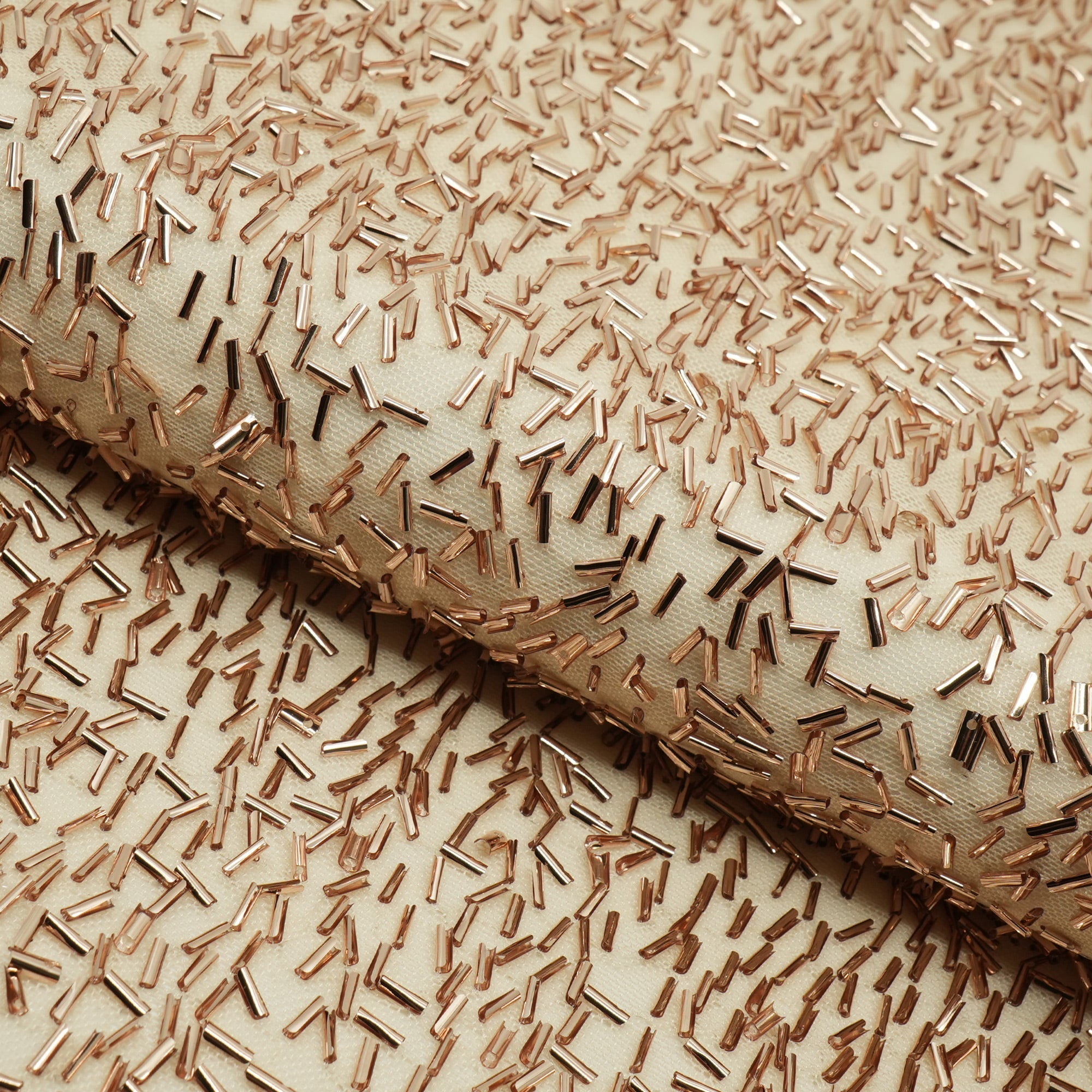 Dazzle Beaded Stretch Mesh Fabric | CDW