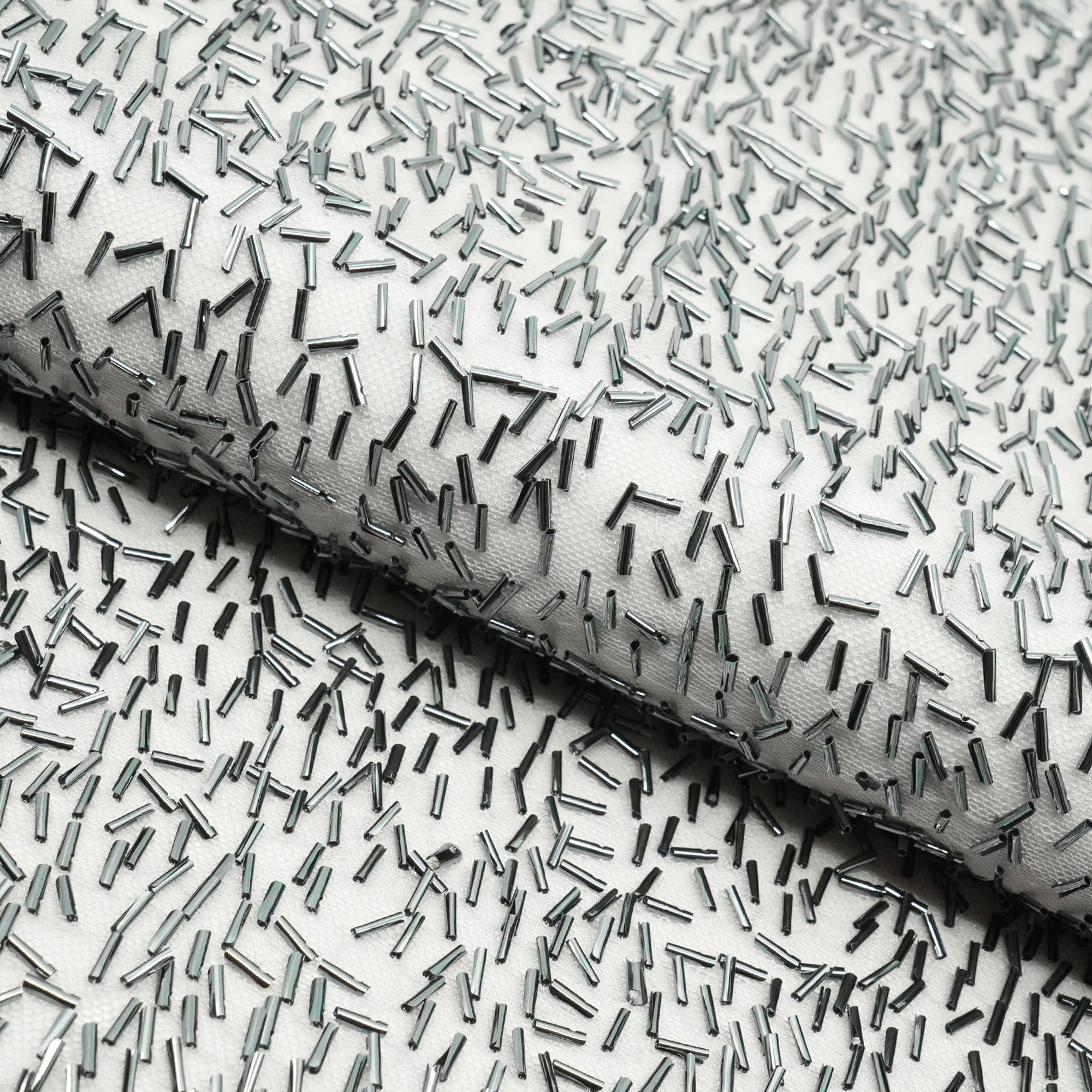 Dazzle Beaded Stretch Mesh Fabric | CDW