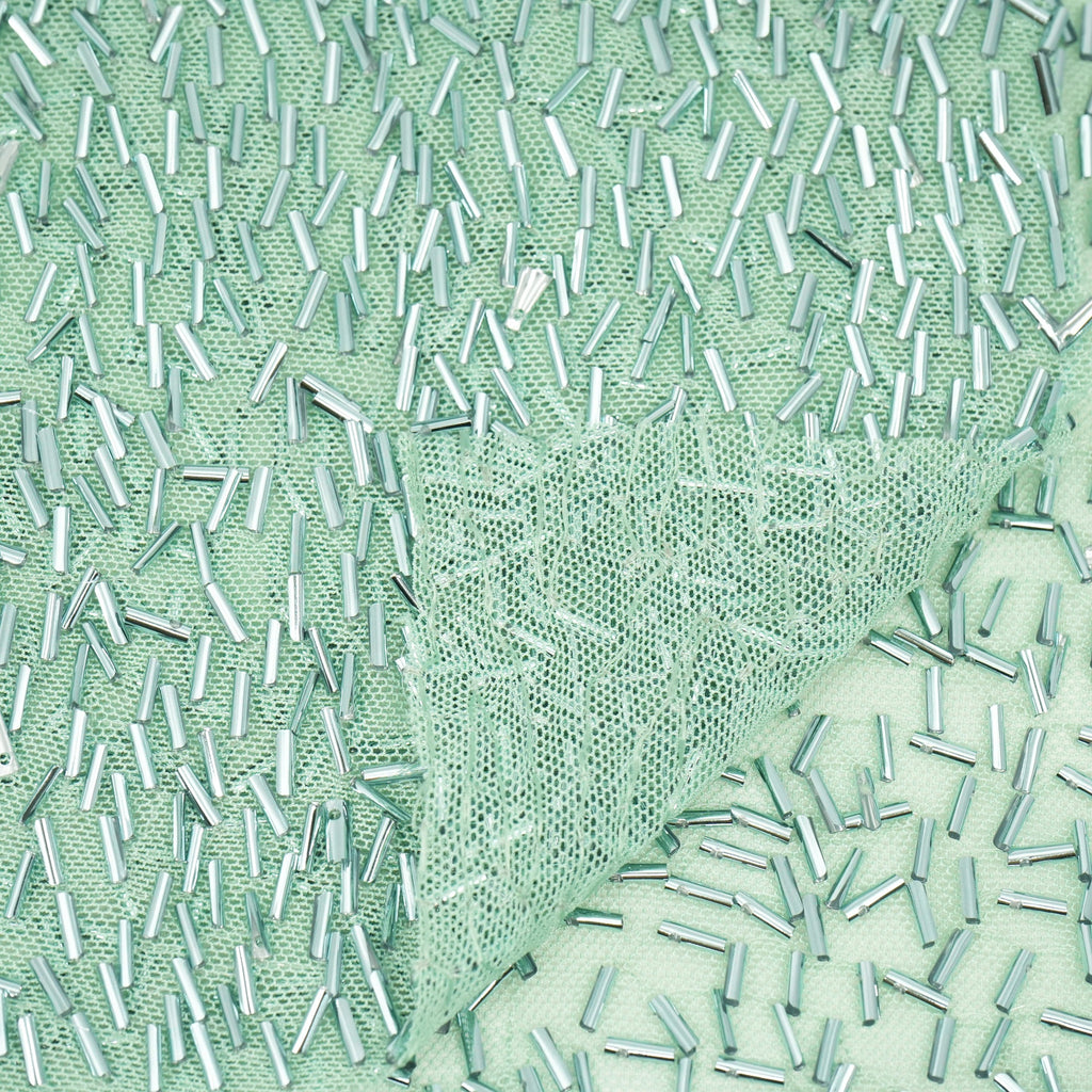 Dazzle Beaded Stretch Mesh Fabric | CDW