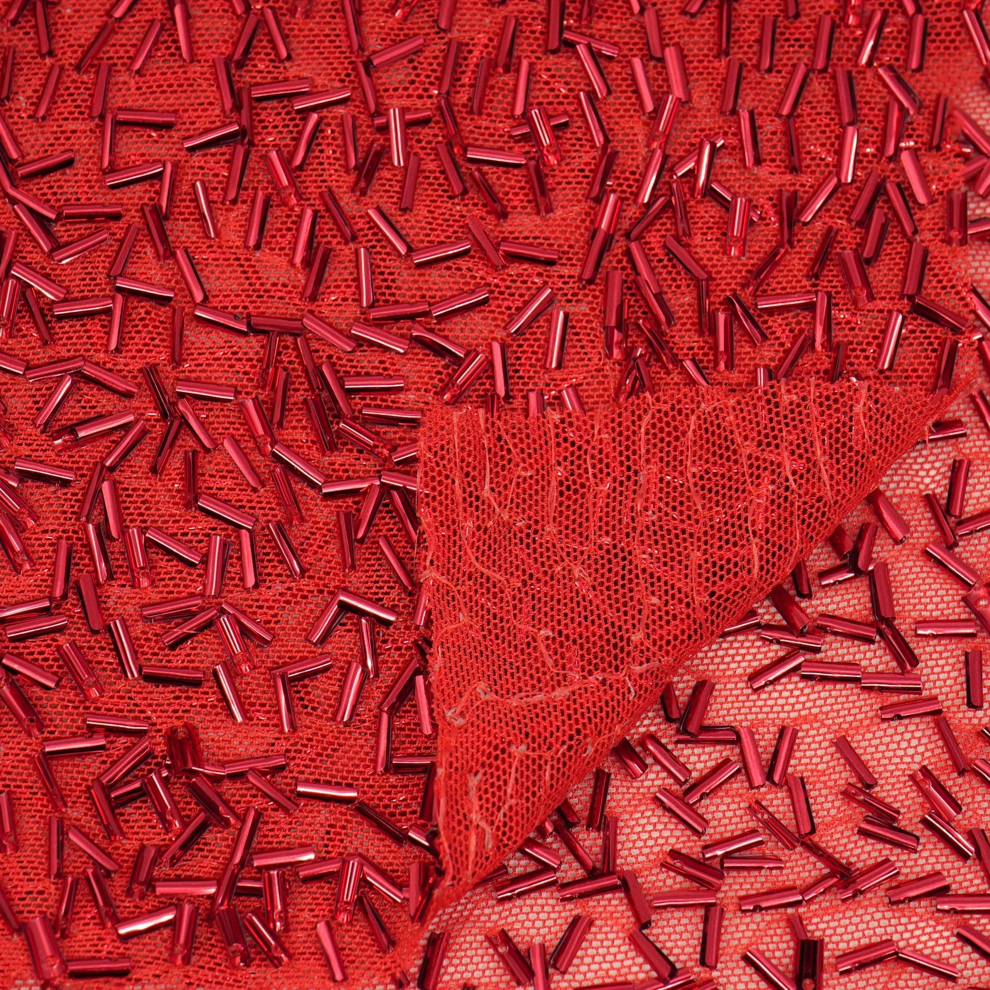 Dazzle Beaded Stretch Mesh Fabric | CDW