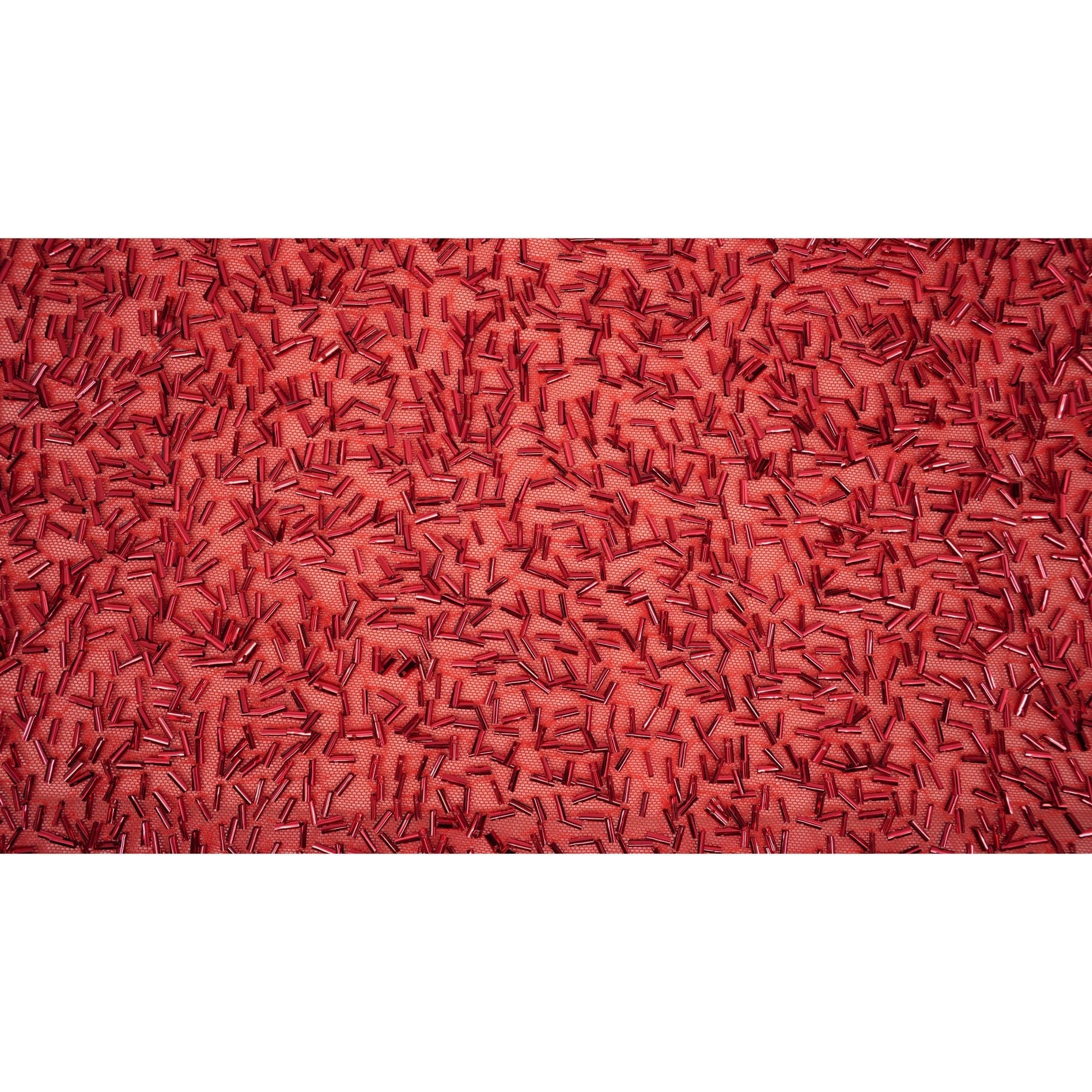 Dazzle Beaded Stretch Mesh Fabric | CDW