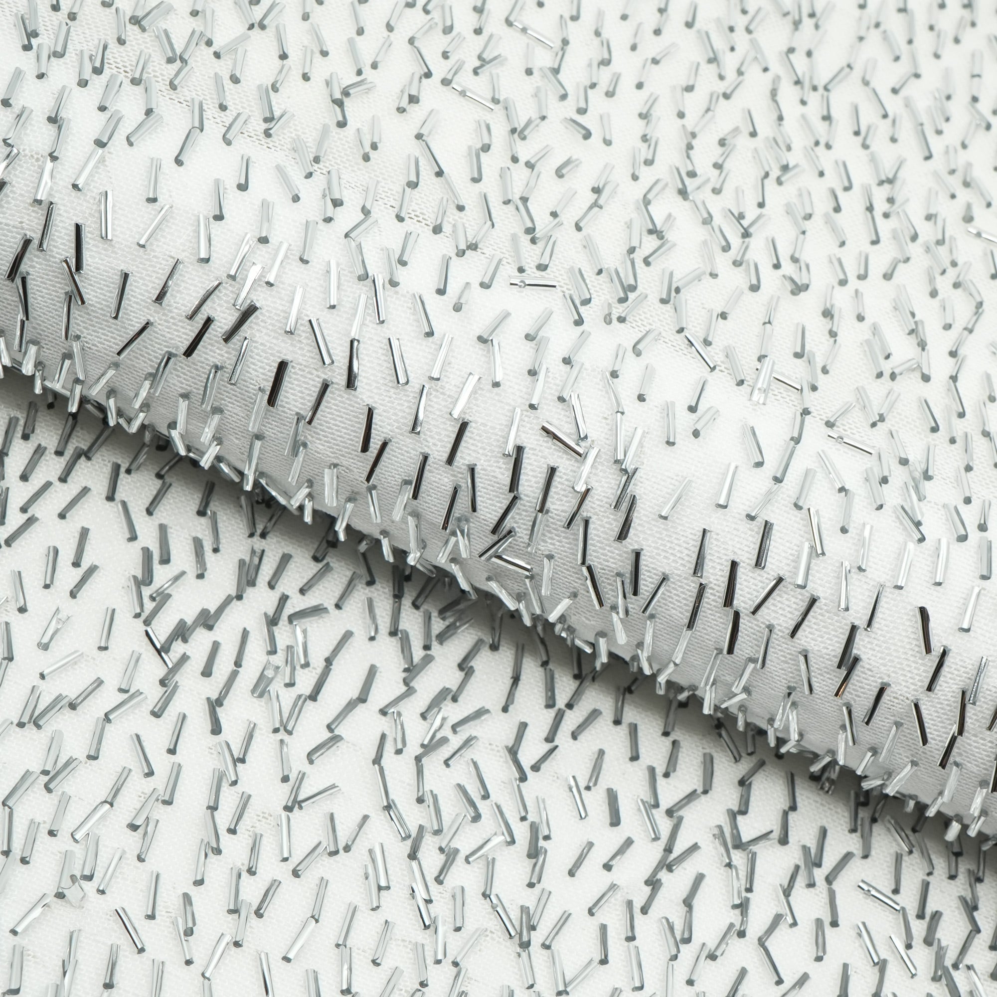 Dazzle Beaded Stretch Mesh Fabric | CDW