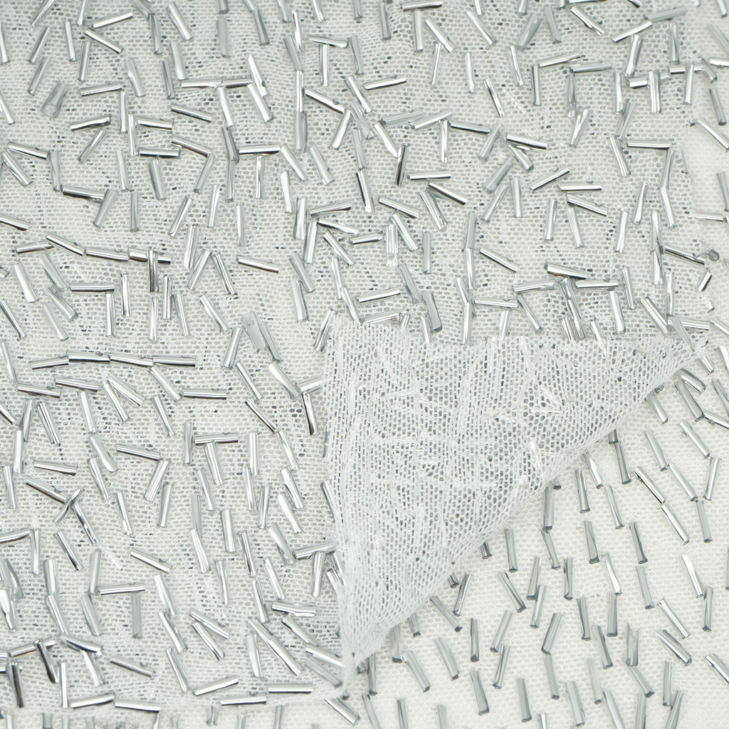 Dazzle Beaded Stretch Mesh Fabric | CDW