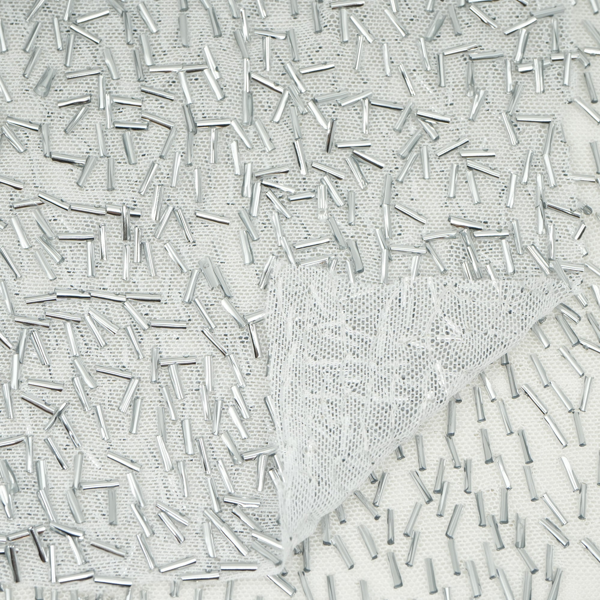 Dazzle Beaded Stretch Mesh Fabric | CDW