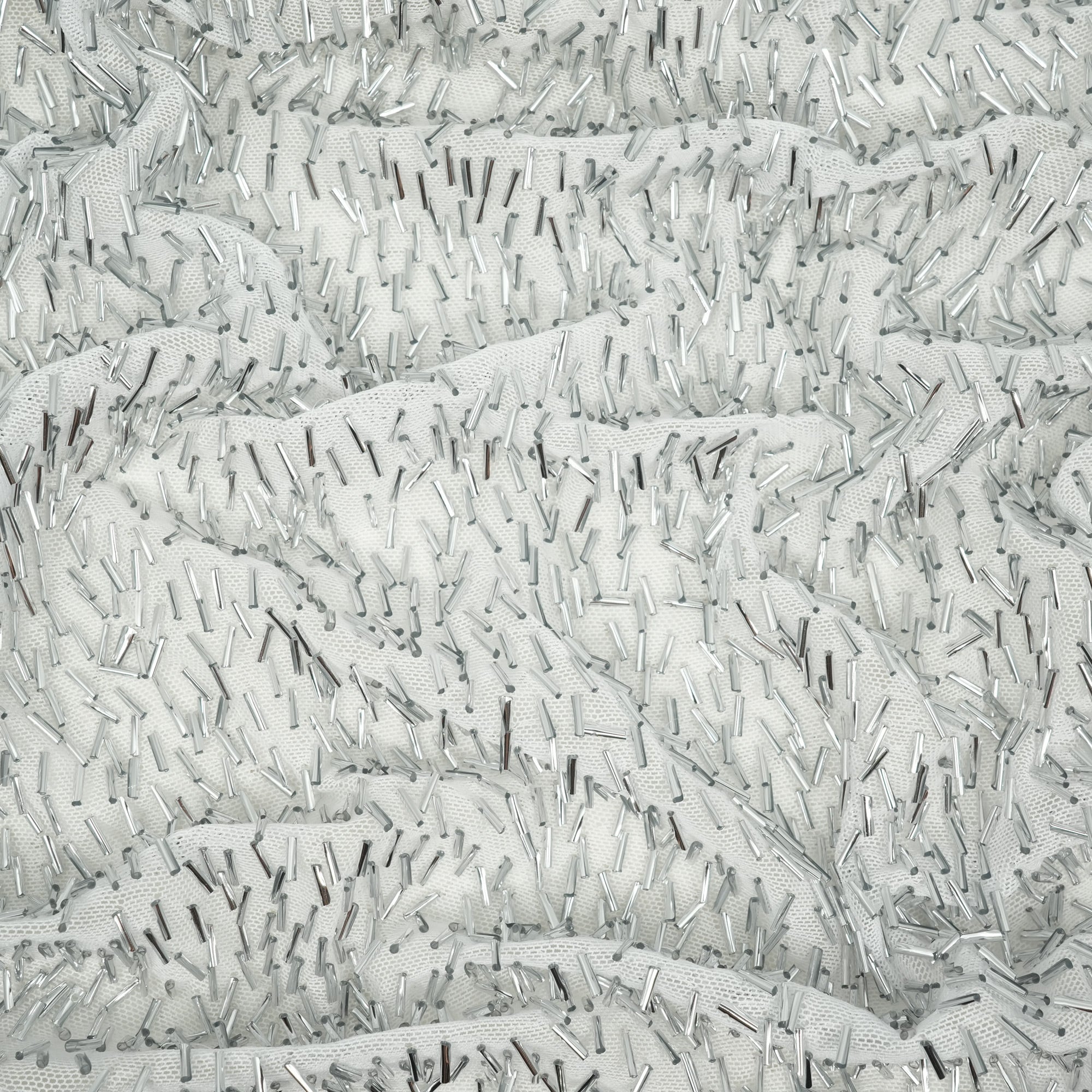 Dazzle Beaded Stretch Mesh Fabric | CDW