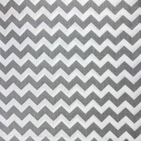Half Inch Chevron Poly Cotton Fabric